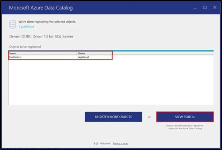 Tutorial Register data assets in Azure Data Catalog Microsoft Learn
